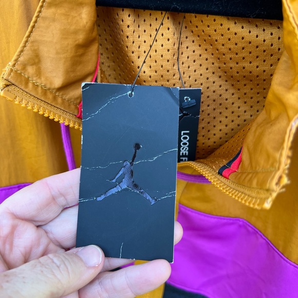 Nike Men’s Air Jordan Wings Silky Athletic Joggers Parachute Jacket Coat XXL H - Picture 9 of 9